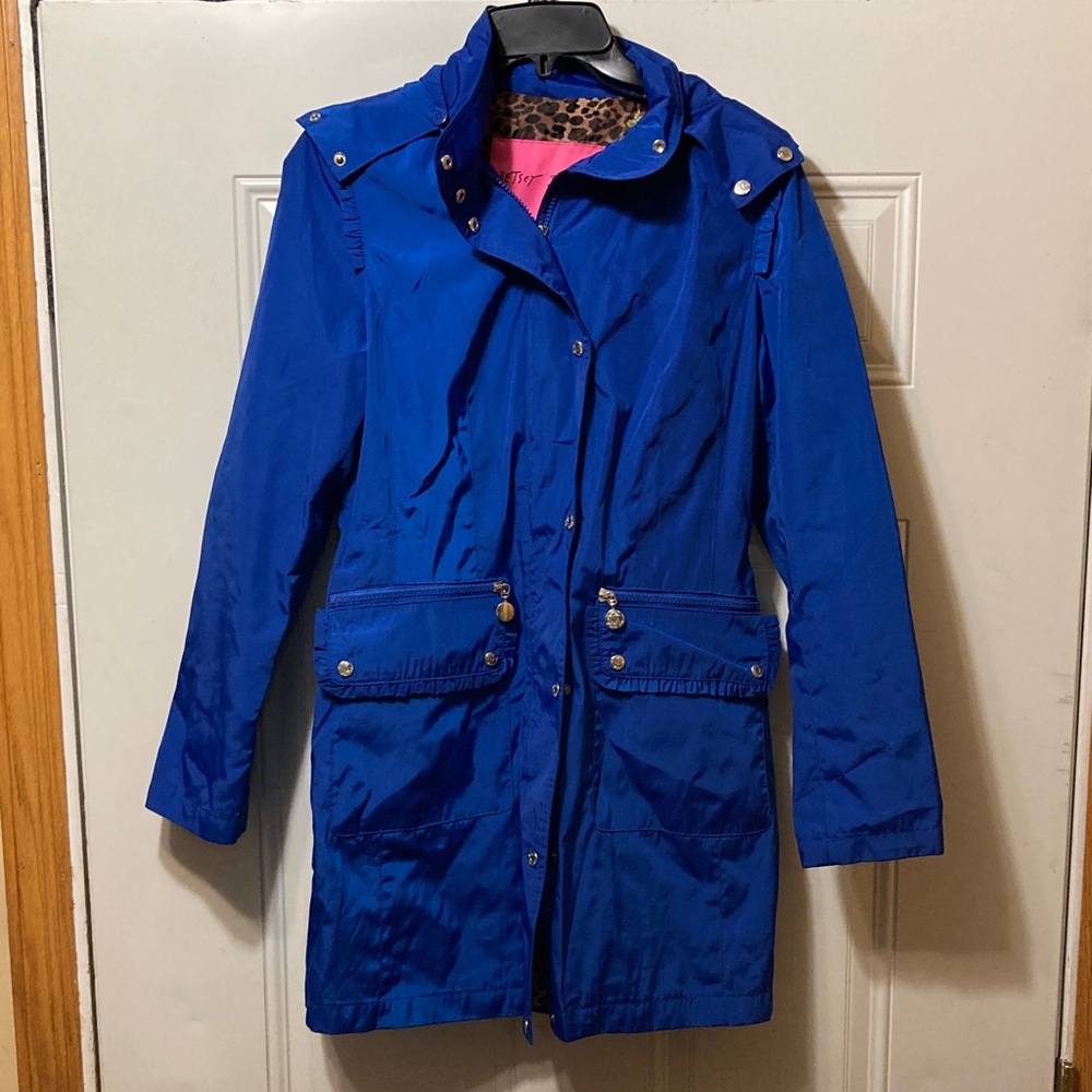 Betsey Johnson Royal Blue Coat‎ XS